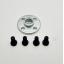 25T (สีเงิน) Aluminum Round Servo Mount + Screws (MG995, MG996R, S3003, TR213)
