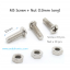 M3 Screw + Nut ยาว 10mm (screw และ nut อย่างละ 10 ตัว)