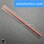 ก้างปลา 2x40P 2.54mm Pin Header Dip Straight Double Row 2X40 Pin สีแดง