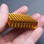 Heat Sink ขนาด 40x40x11mm (1 ชิ้น) สีทอง