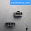 2.54mm 4 Pin Black Plastic Male Female JST-SM Housing Crimp Terminal Connector
