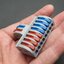 [สีน้ำเงิน แดง] 2-input / 8-output Terminal ต่อสายไฟแบบเข้า 2 เส้น ออก 8 เส้น Quick Connector / Slitter SPL-82