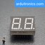 0.56 inch Seven Segment 2 Digit Red (Common Anode) HSN-5621BS / CL5621BS