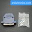 RS232 25 Pin Com Port DB25 Head Male พร้อมกรอบครอบหัว (ชุดหัวประกอบ DB25 ตัวผู้)