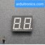 0.56 inch Seven Segment 2 Digit Red (Common Anode) HSN-5621BS / CL5621BS