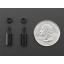 Brass M2.5 Standoffs for Pi HATs - Black Plated - Pack of 2 (Adafruit)