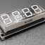 โมดูลแสดงค่าตัวเลข 4 หลัก สีเขียว 7 Segment 4 Digit TM1637 Module Size 0.56" (5643BGG Common Anode) - ยังไม่บัดกรี