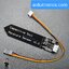 เซ็นเซอร์วัดความชื้นในดินแบบสัมผัส Capacitive Soil Moisture Sensor + สาย cable