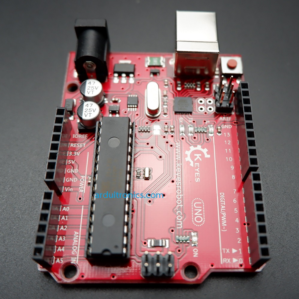 [Keyes] Arduino UNO R3 + Free USB Cable + พร้อมกล่อง