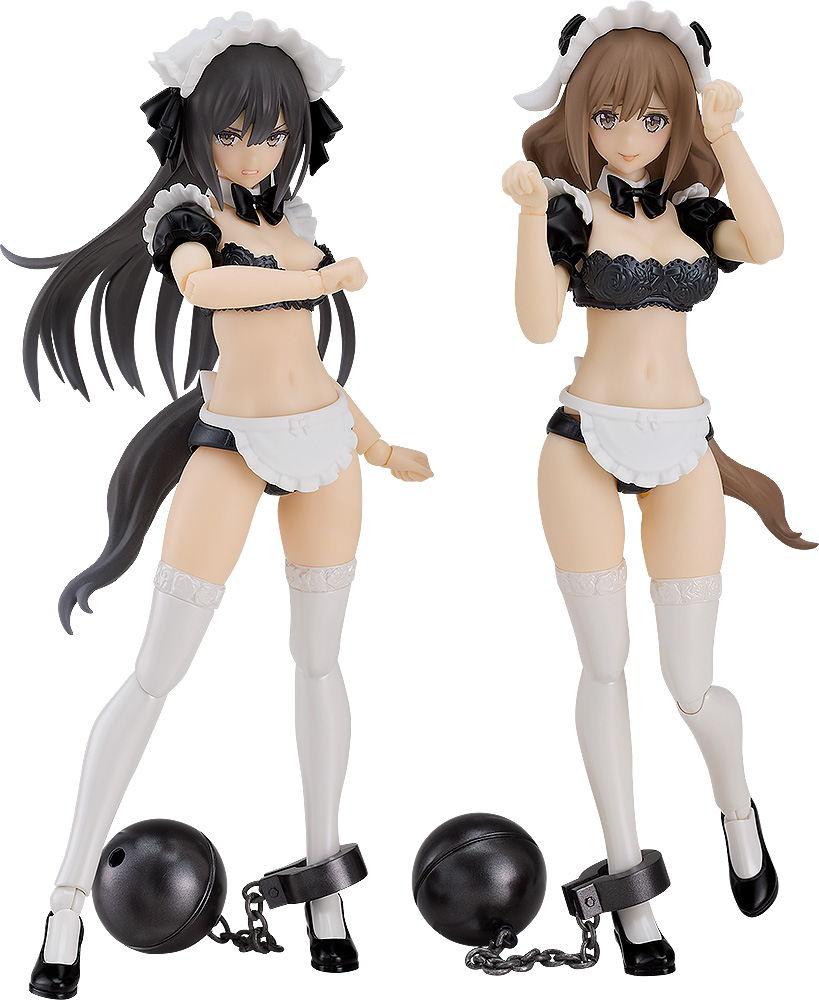 "Pre-Order" PLAMAX GP-07 Underwear Body Girl Ran & Jelly: Maid Ver. Set