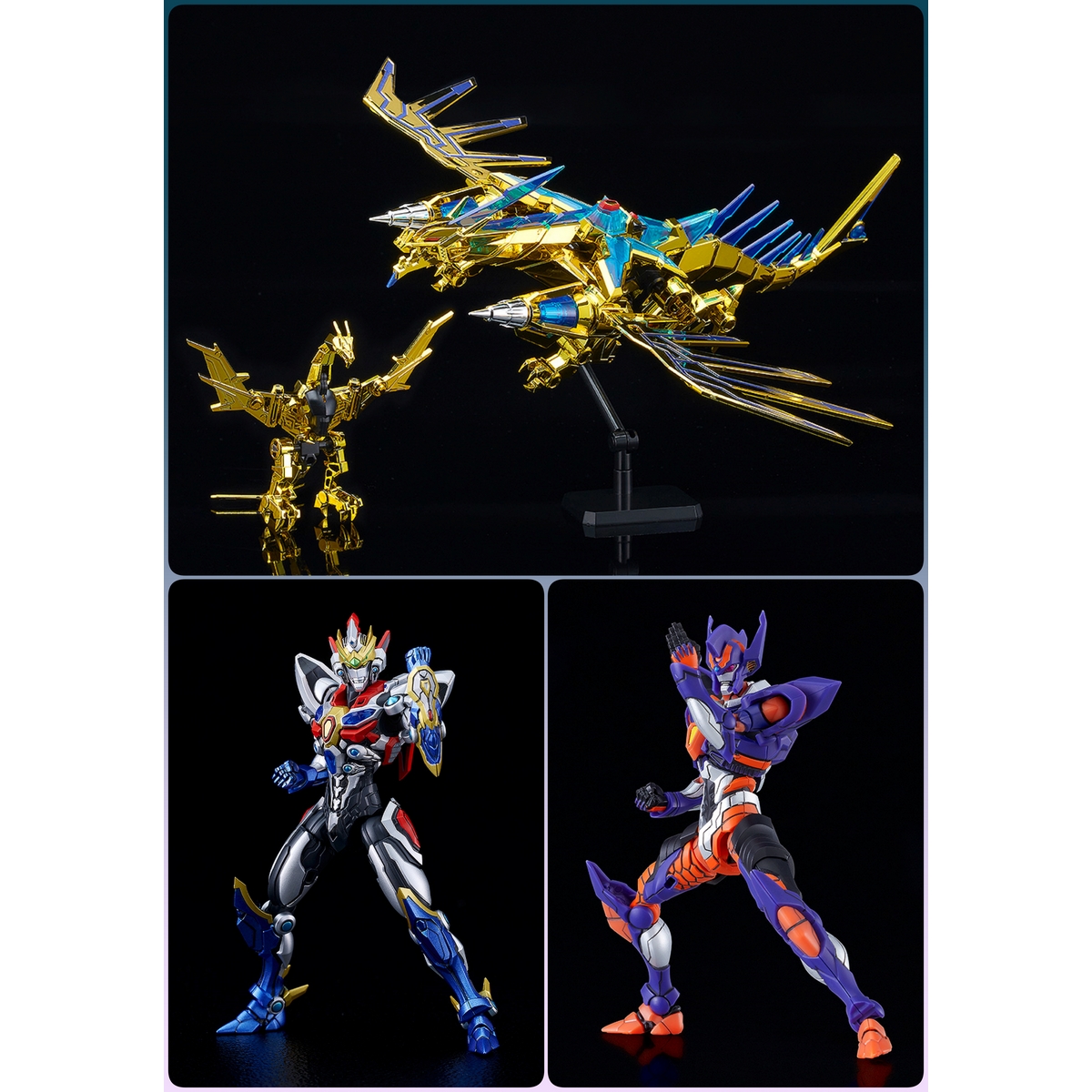 "Pre-Order" MODEROID Goldburn Double Set Extra Gold Ver. (with Gridman & Gridknight)