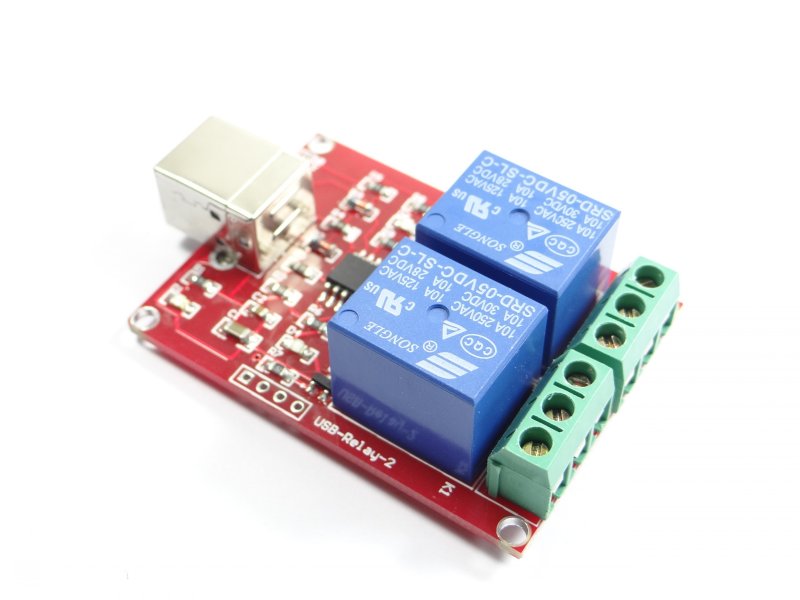 2 Channel 5V USB Relay Board Module Controller (USB Controlled Module)