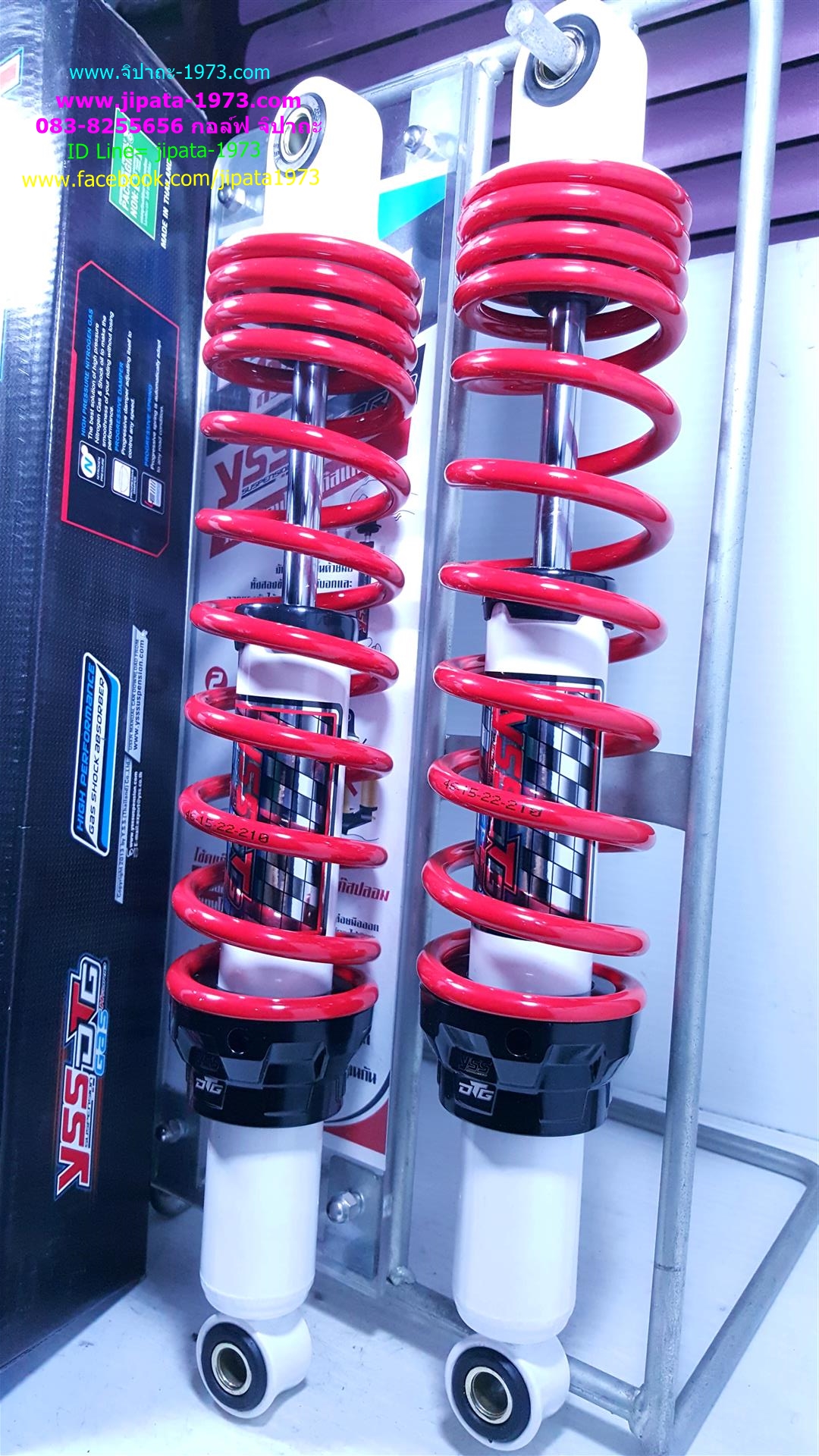 (Wave)โช้คอัพหลังคู่ YSS รุ่น DTG (ไฮบริด) สำหรับ Honda Wave