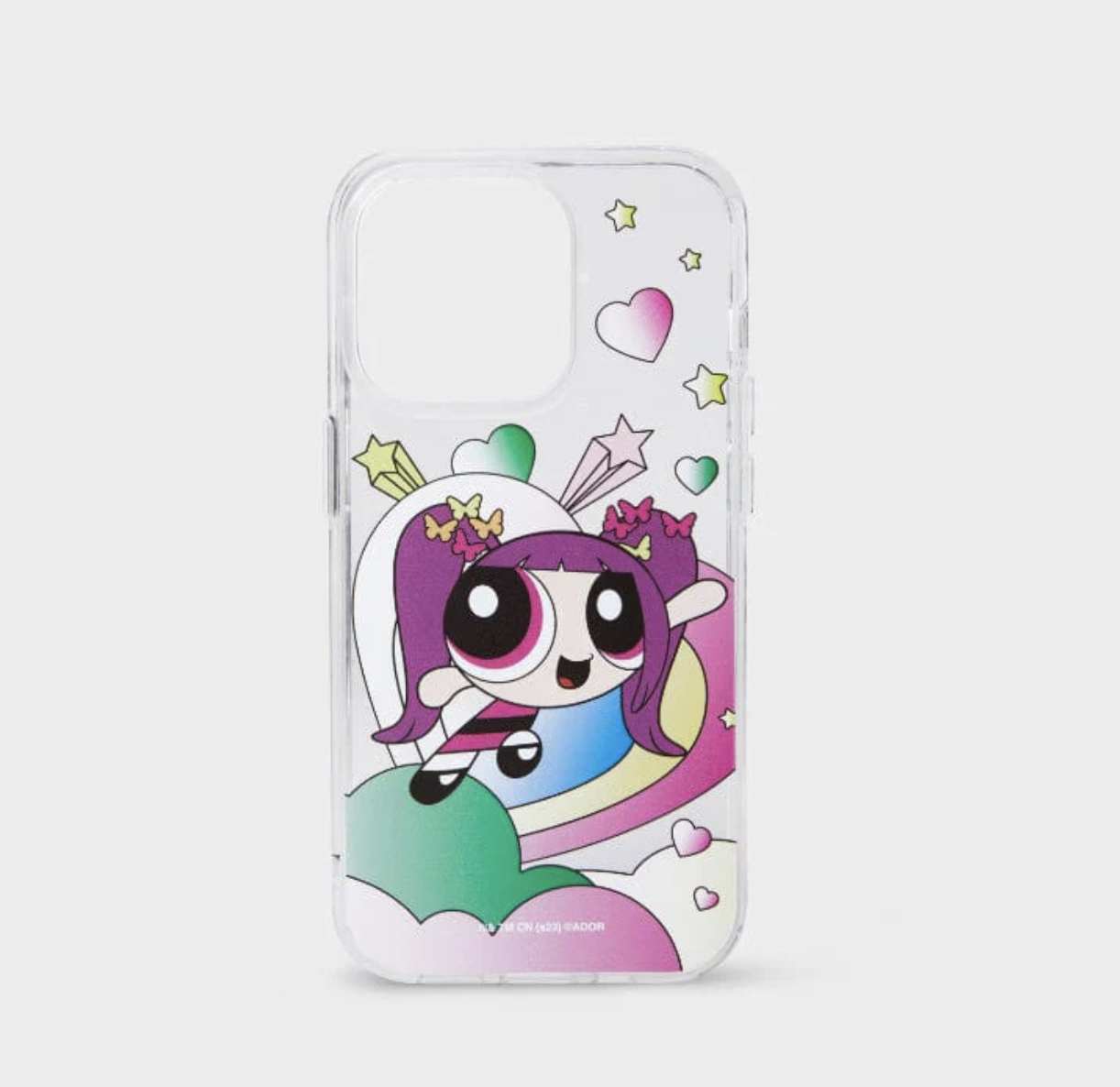 NewJeans - NewJeans x LINE FRIENDS - แบบ THE POWERPUFF GIRLS X NJ IPHONE CASE แบบ HANNI - ระบุ iphone 13 , 13pro , 14 , 14 pro