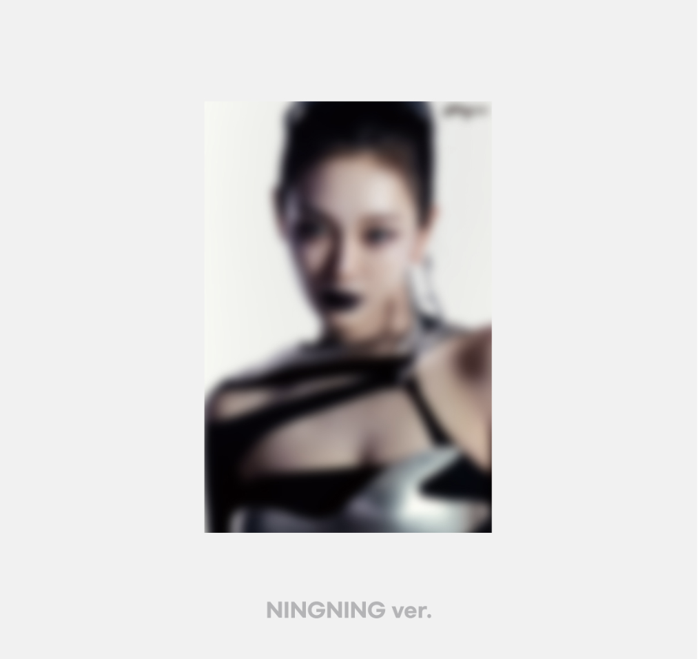 aespa -aespa Whiplash MD - ของสะสม Lenticular Postcard - แบบ ningning