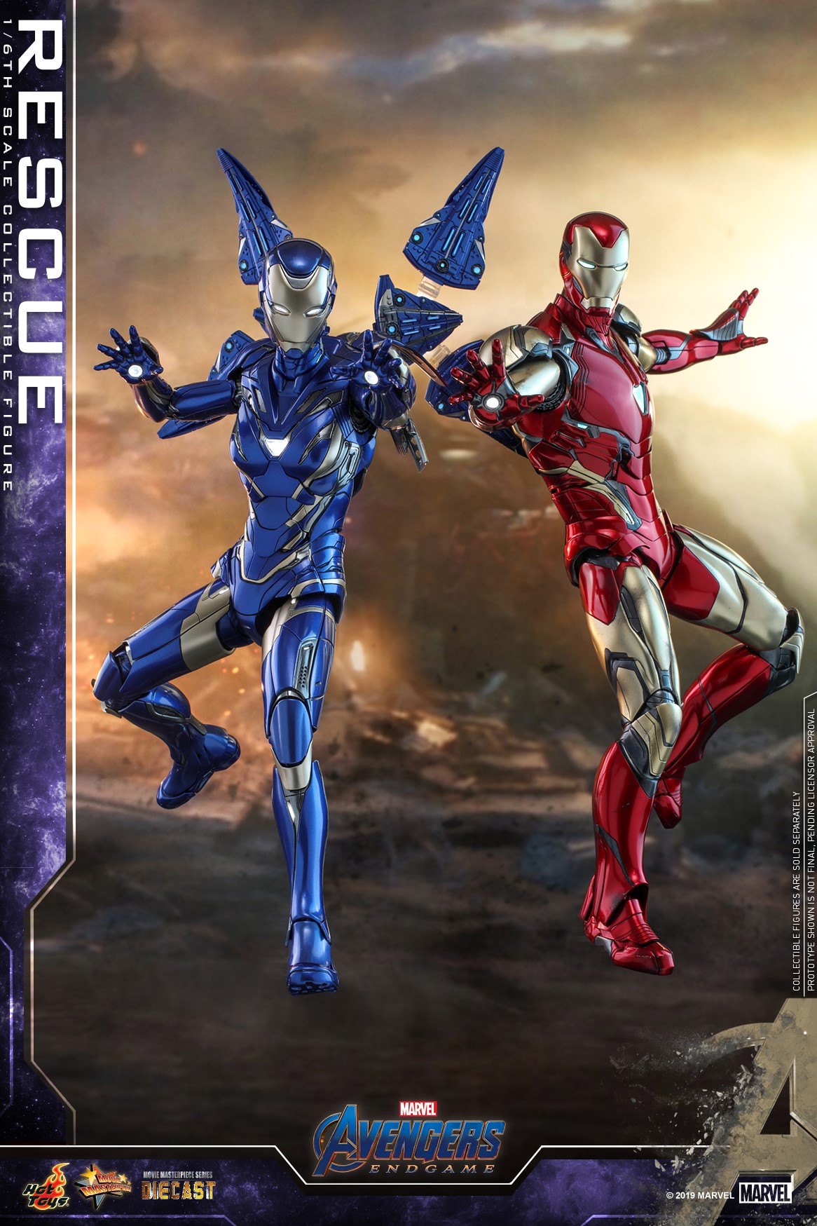 "Pre-Order" Pepper Potts in Rescue Armor: Avengers Endgame 1/6Scale (Diecast)