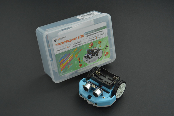 micro: Maqueen Lite with Skin (Blue) - micro:bit Educational Programming Robot Platform (แท้จาก DFRobot)