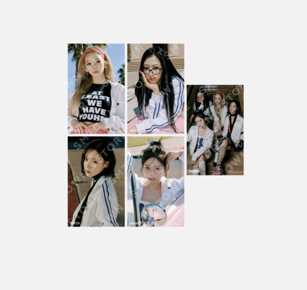 aespa - aespa The 3rd mini Album - 'MY WORLD' OFFICIAL MD - ของะสะสม - 4X6 PHOTO SET