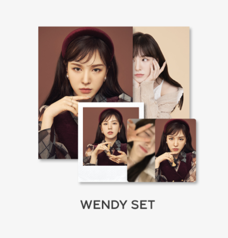 Red Velvet -ของสะสม 2022 SM ARTIST SEASON'S GREETINGS PHOTO PACK - แบบ Wendy