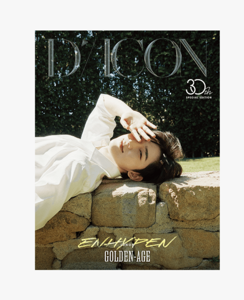 Enhypen -DICON VOLUME N°30 ENHYPEN GOLDEN AGE-(A-type) - Sunoo . - ส่งเรือ