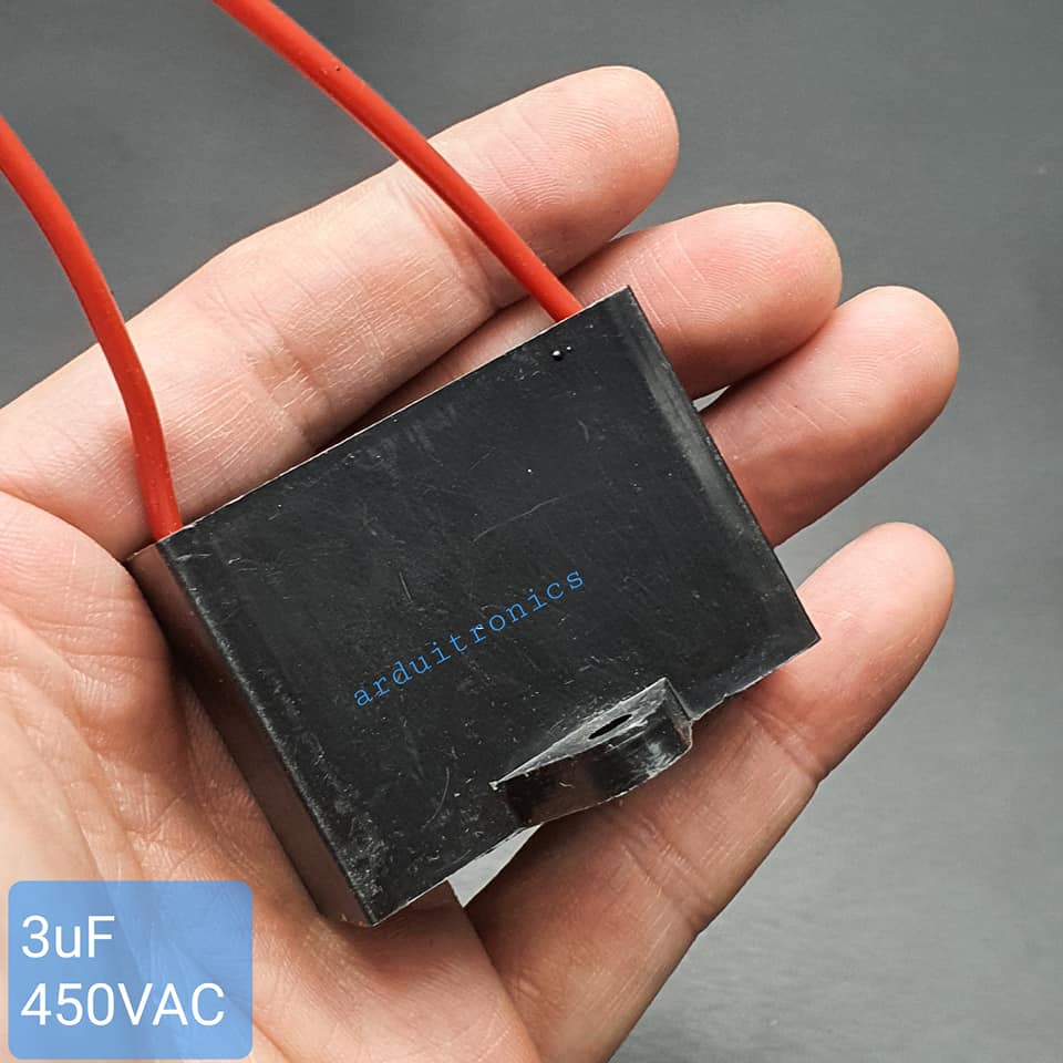 Fan Capacitors คาปาซิเตอร์พัดลม C พัดลม ตัวเก็บประจุพัดลม 450V 3 uF