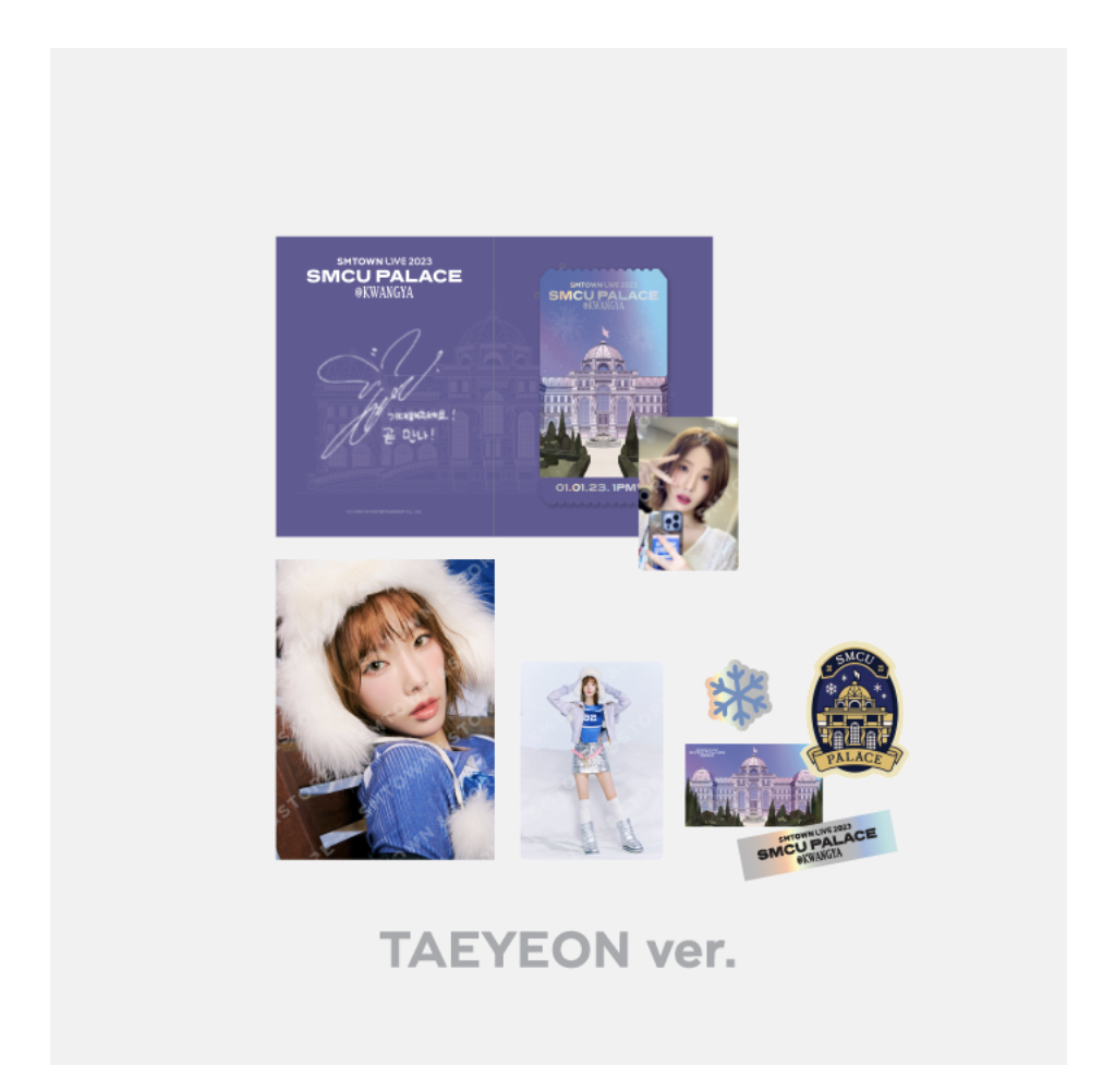 GIRLS' GENERATION - SMCU PALACE @ KWANGYA OFFICIAL MD - Special AR Ticket Set - Taeyeon