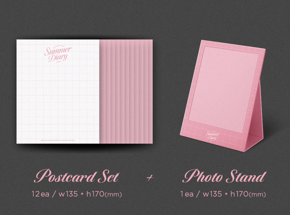 BLACKPINK -BLACKPINK 2021 SUMMER DIARY แบบ kit แบบ ได้ ของแถม เพิ่ม จาก เค ทาว