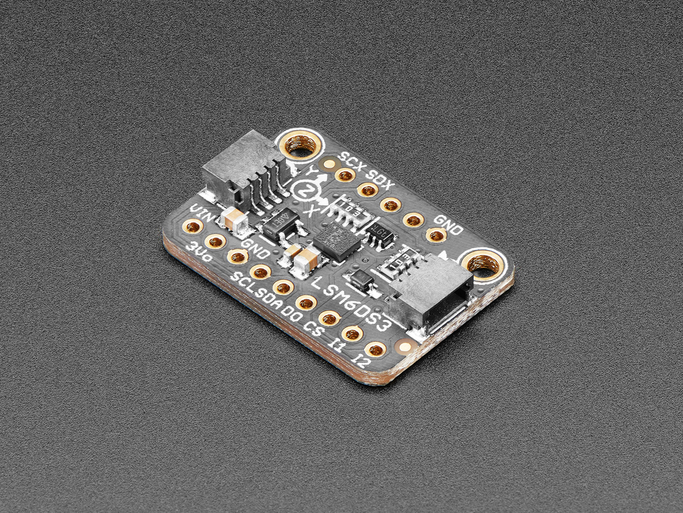 Adafruit LSM6DS3TR-C 6-DoF Accel + Gyro IMU - STEMMA QT / Qwiic (แท้จาก Adafruit, USA)