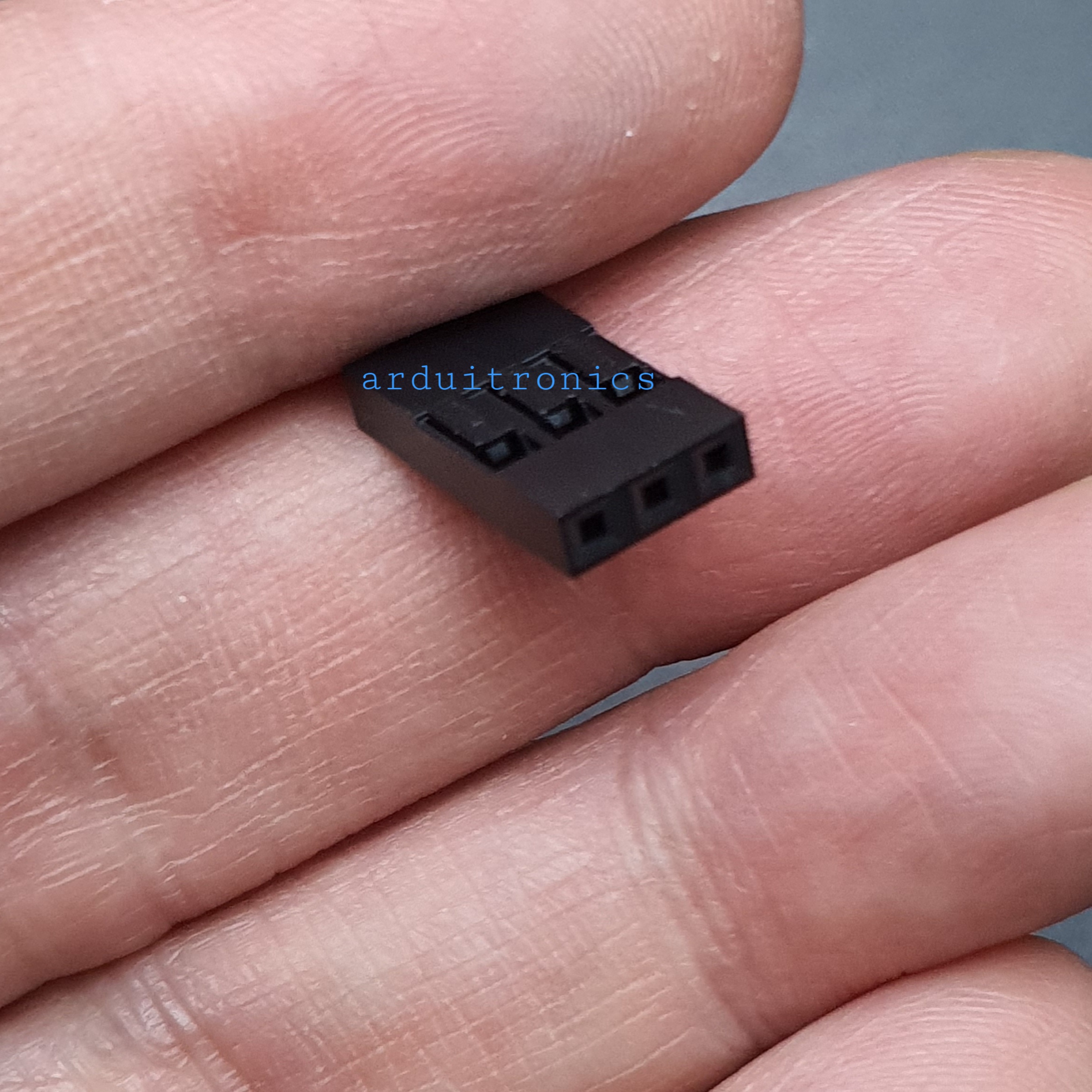 DuPont head shell 2.54mm หัวต่อสายไฟจัมเปอร์ 1x3 ระยะห่าง 2.54mm จำนวน 1 ชิ้น