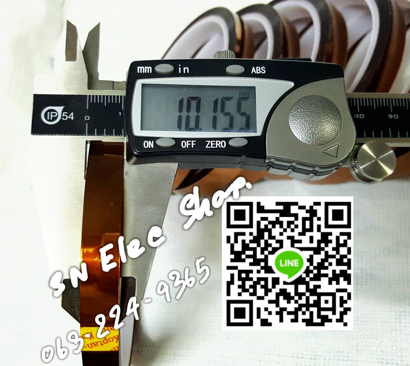 เทปกันความร้อน High temperture Tape 250-300℃ ของแท้ กันความร้อนได้จริง 100%