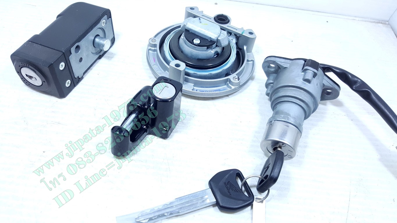 (Rebel 300) ชุดสวิทช์กุญแจ ชุดใหญ่(พร้อมฝาถัง) Honda Rebel 300 แท้