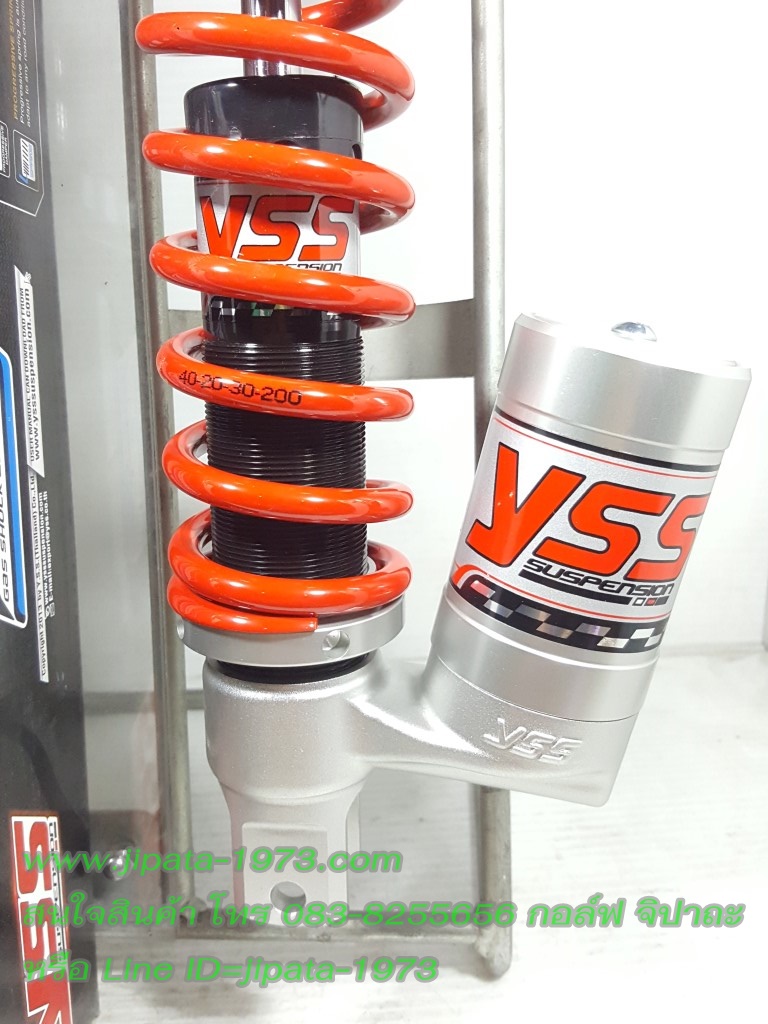 (QBIX) โช้คอัพหลังเดี่ยว ยี่ห้อ YSS รุ่น OK302 สำหรับรถรุ่น Yamaha QBIX