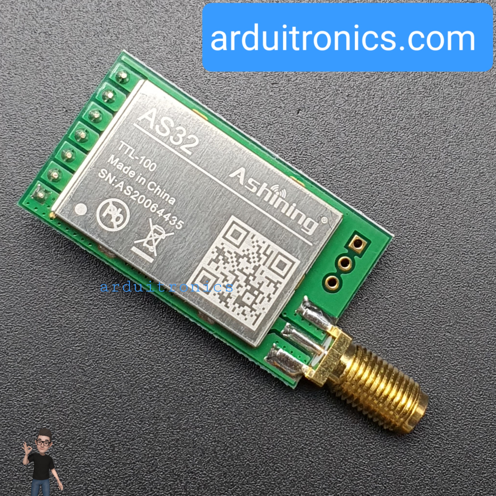 SX1278/SX1276 Wireless Module 433MHz LORA 3km (UART Interface)