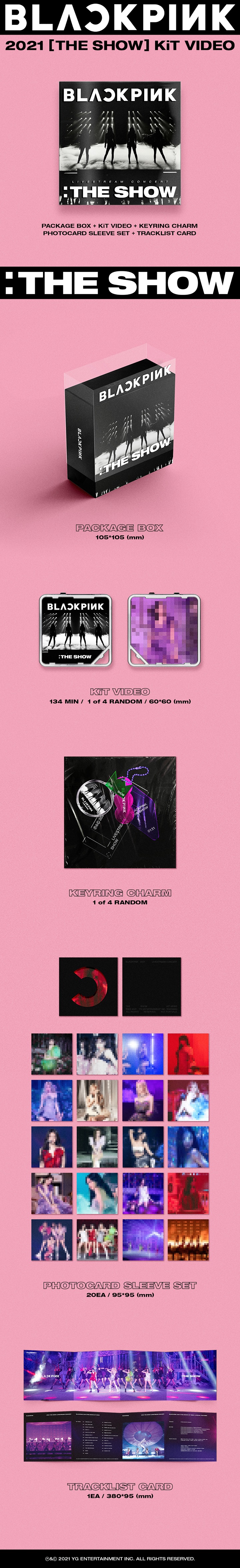BLACKPINK - BLACKPINK 2021 [THE SHOW] แบบ KiT VIDEO แบบ ได้ ของแถมเพิ่ม จาก yg