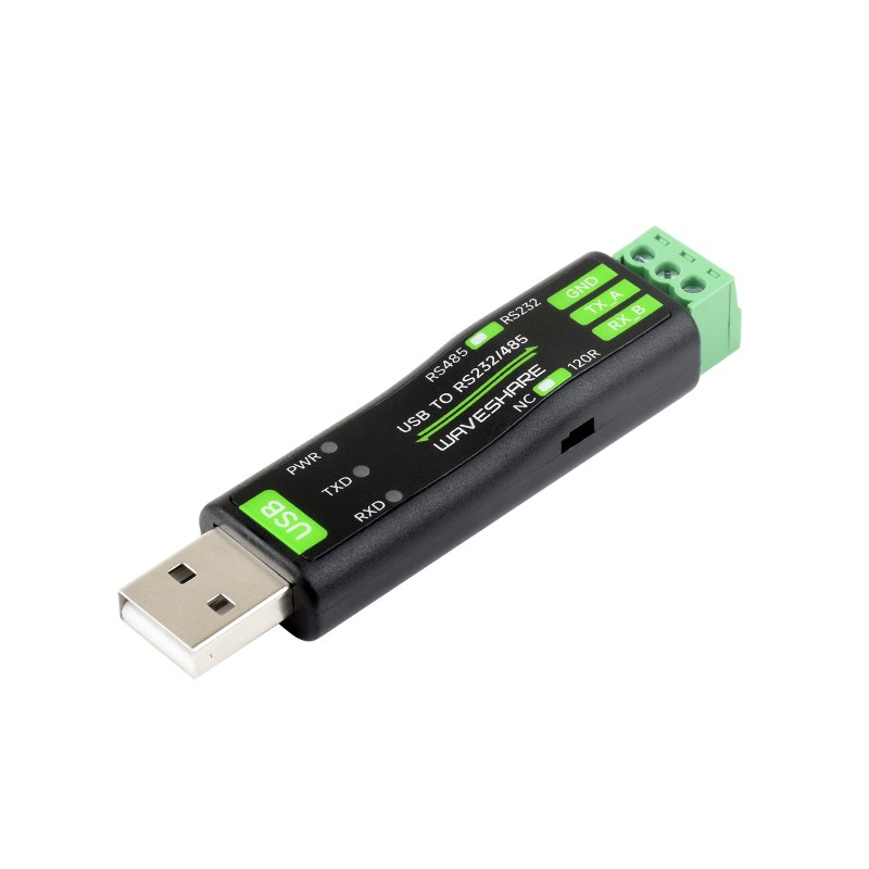 USB to RS232/485 Serial Converter, Onboard Original FT232RNL Chip, Multiple devices applicable, Multi-OS compatible (แท้จาก Waveshare)