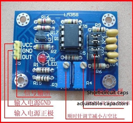 Square Wave Generator (0.07 Hz - 2 kHZ)