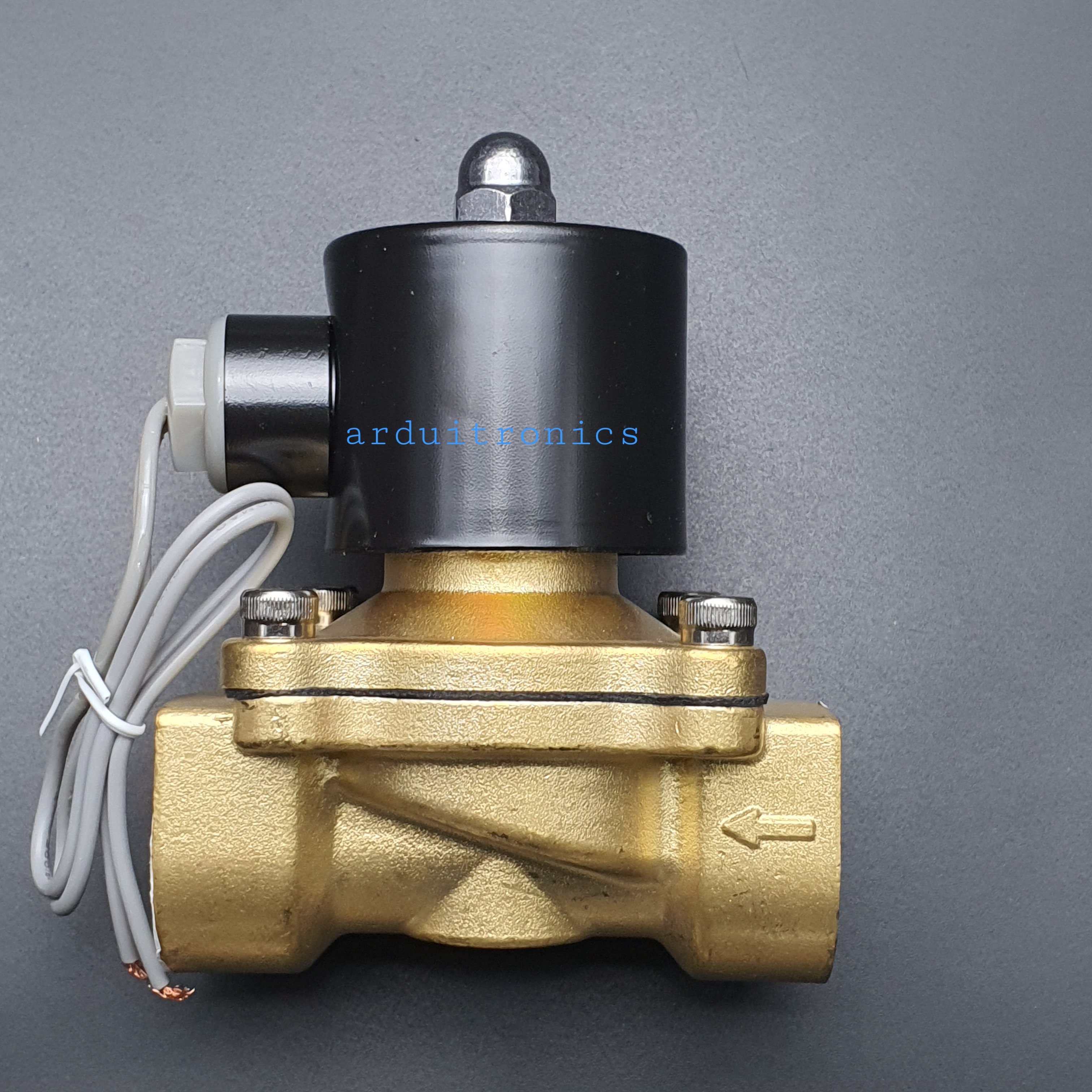 โซลินอยวาล์ว ทองเหลือง (Solenoid Valve Normally Closed) 8 หุน (1") 24VDC - ยี่ห้อ Senya 2W-250-25