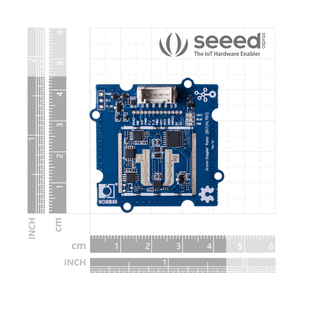 Grove - Doppler Radar (BGT24LTR11) - 24GHz Transceiver (แท้จาก seeedstudio)
