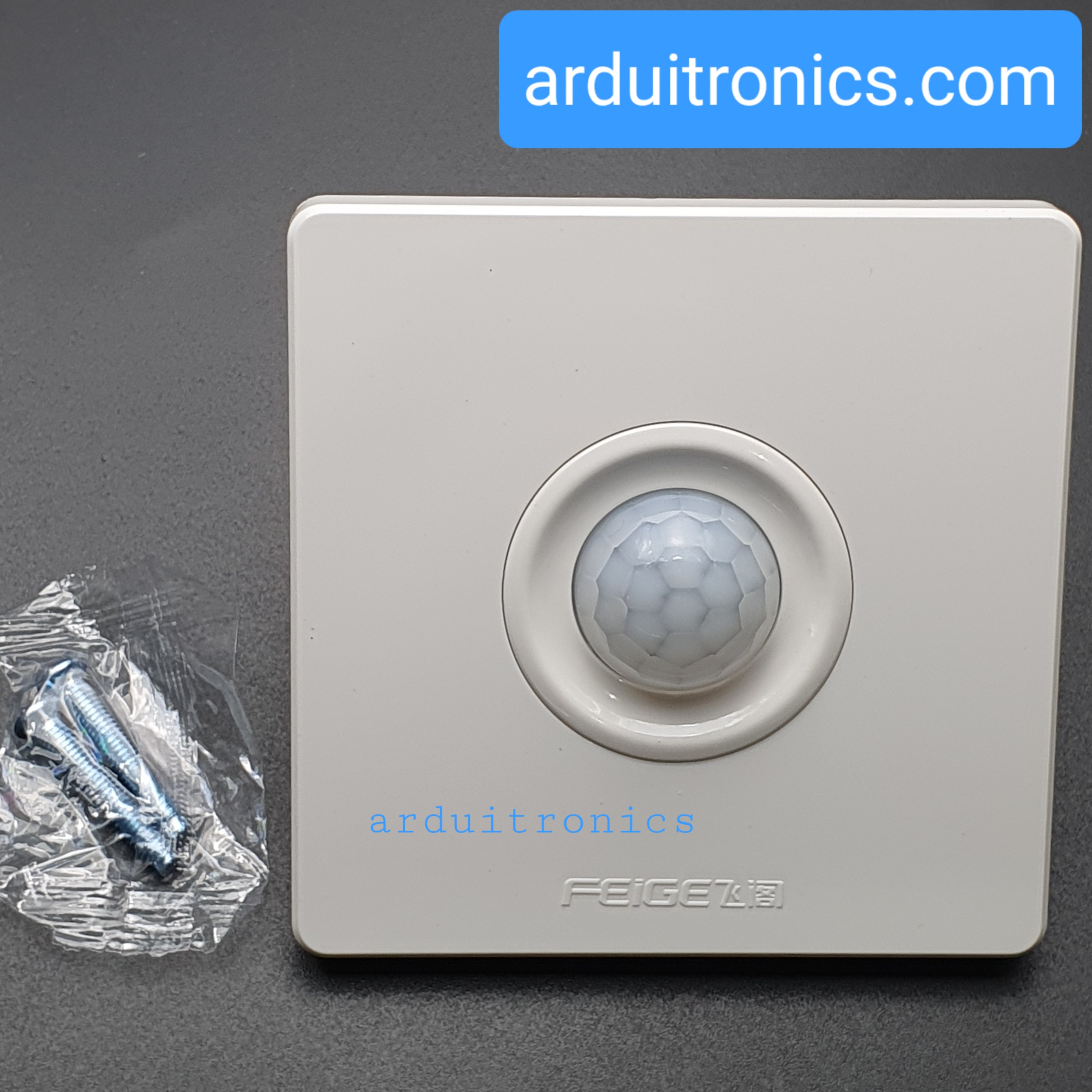 เซนเซอร์ตรวจจับการเคลื่อนไหว สำหรับเปิดปิดหลอดไฟ (Wall Plate PIR Sensor Light Control Switch)