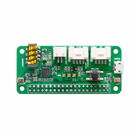 ReSpeaker 2-Mics Pi HAT ใช้ได้กับ RPi Zero/ 1B+/ 2B/ 3B /3B+/4B (แท้จาก SeeedStudio)