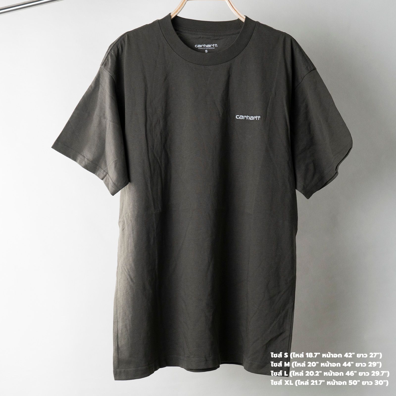 เสื้อยืด Carhartt WIP – Script Embroidery Tee (โปร 3 ตัว 490 บาท ทักไลน์ @pond-shop)