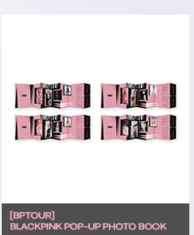 BLACKPINK - ของสะสมงานคอน BLACKPINK WORLD TOUR [BORN PINK] SEOUL - Pop up photo book ระบุ ชื่อ - ส่ง เครืองบิน