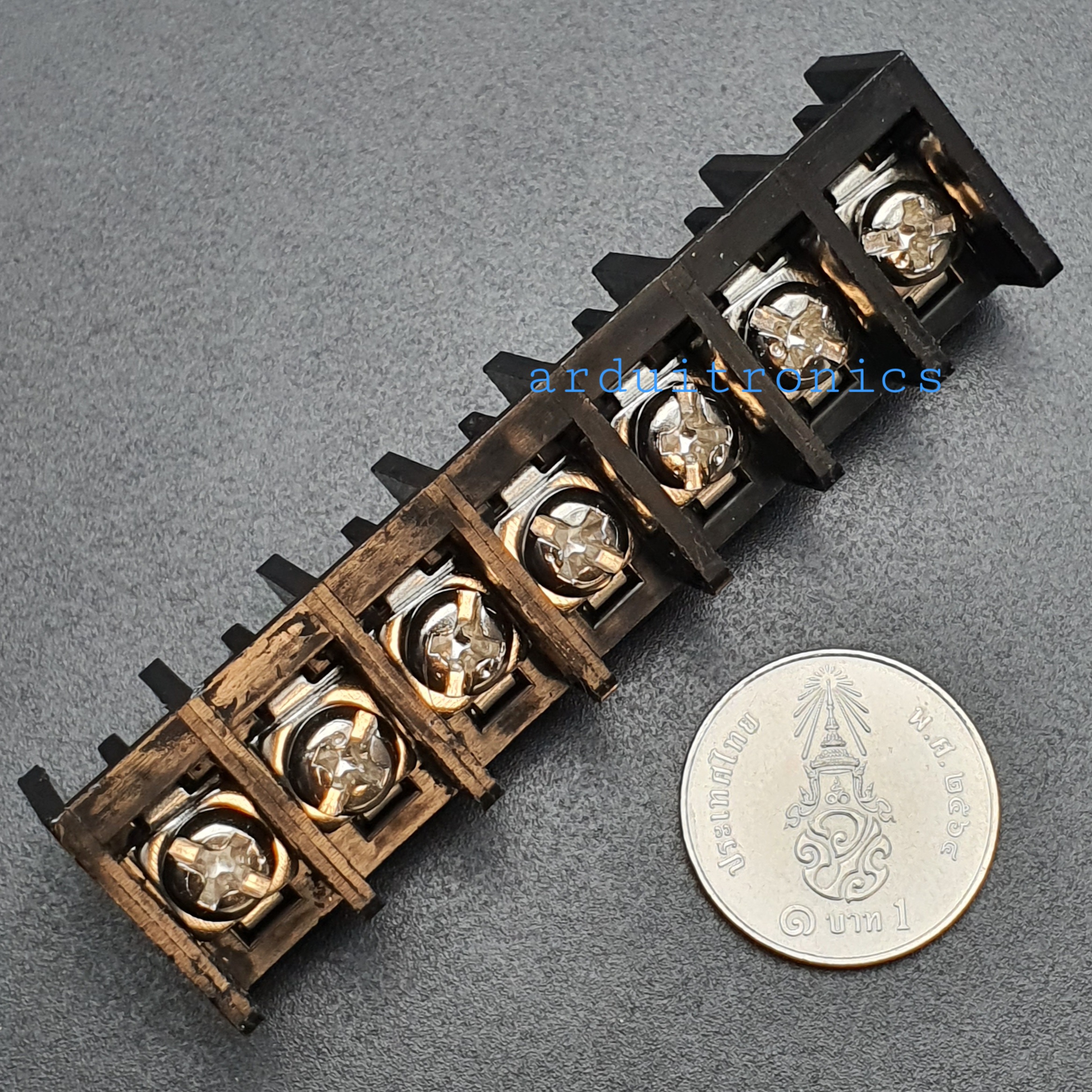 ขั้วต่อ Terminal Block HB-9500 (25A) แบบ 7 ช่อง