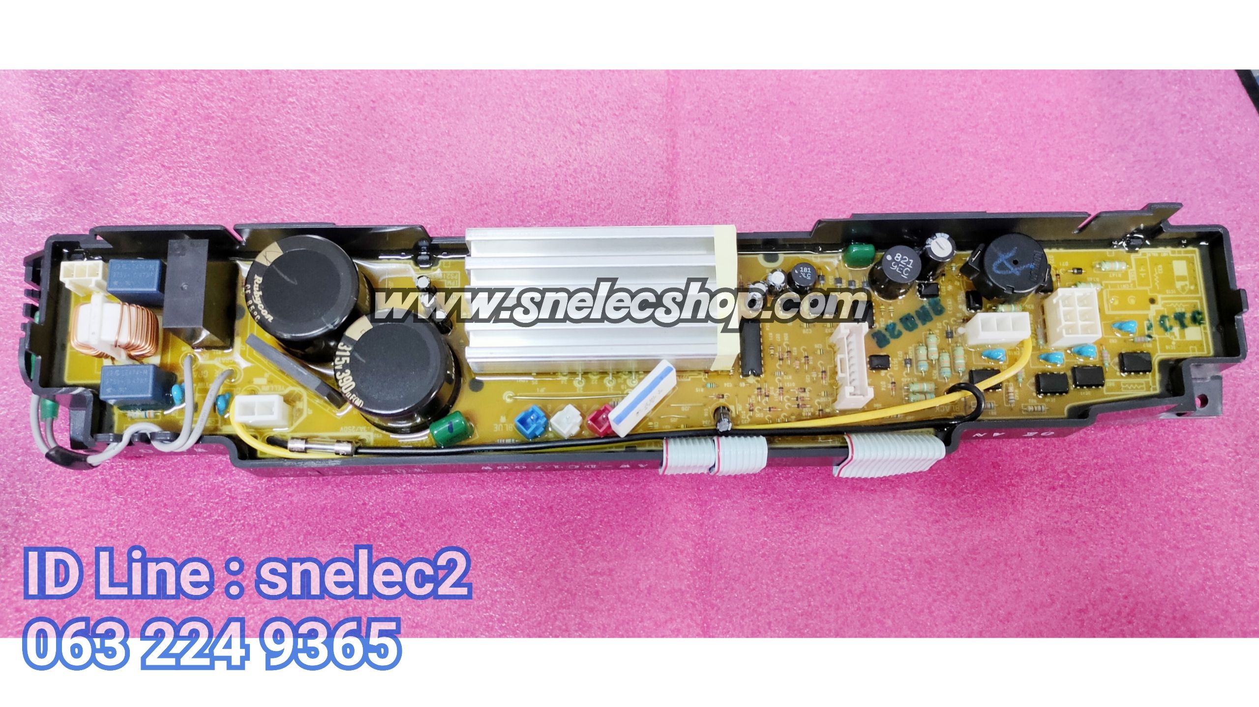 บอร์ดเครื่องซักผ้า TOSHIBA รุ่น AW-DC1300WT , AW-DC1500WT, AW-DC1700WT พาร์ทบริษัท 42T68280 , 42T68281, 42T68282