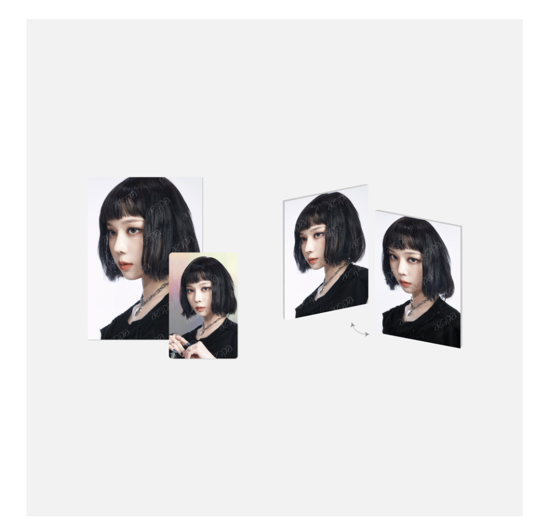 aespa - aespa 1st Concert 'SYNK : HYPER LINE' 2nd MD Line up - Lenticular Card set - winter