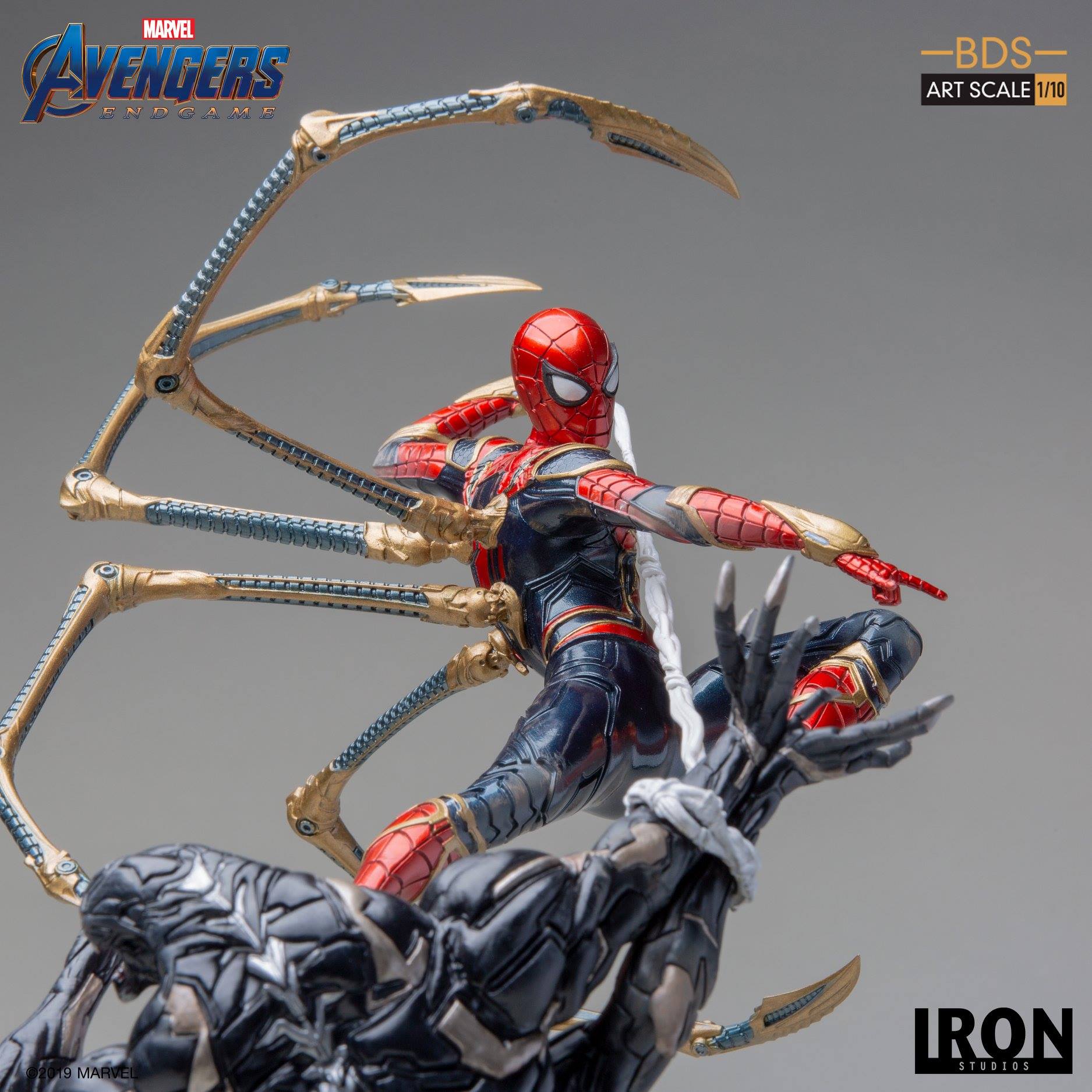 Iron Spider vs Outrider: Avengers Endgame BDS 1/10Scale
