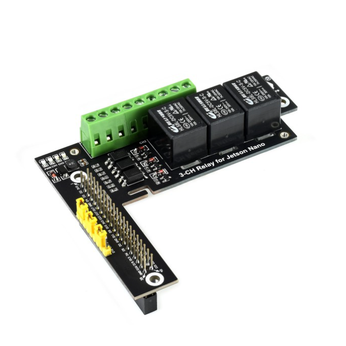 Quality 3-Ch Relay Expansion Board Designed For Jetson Nano, Optocoupler Isolation (แท้จาก Waveshare)