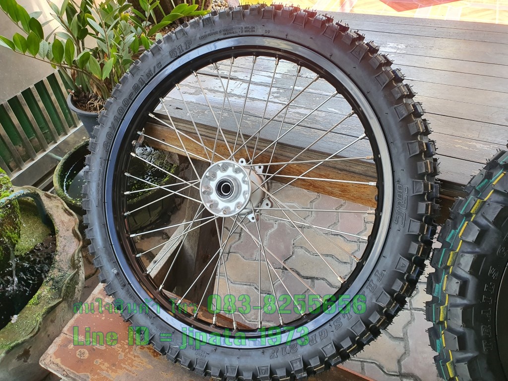 (CRF 250 Rally) ชุดวงล้อหน้า-หลัง Honda CRF 250 Rally พร้อมยาง แท้