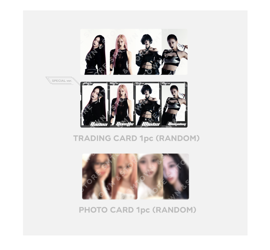 aespa -aespa WEEK –Trading card set แบบB ver