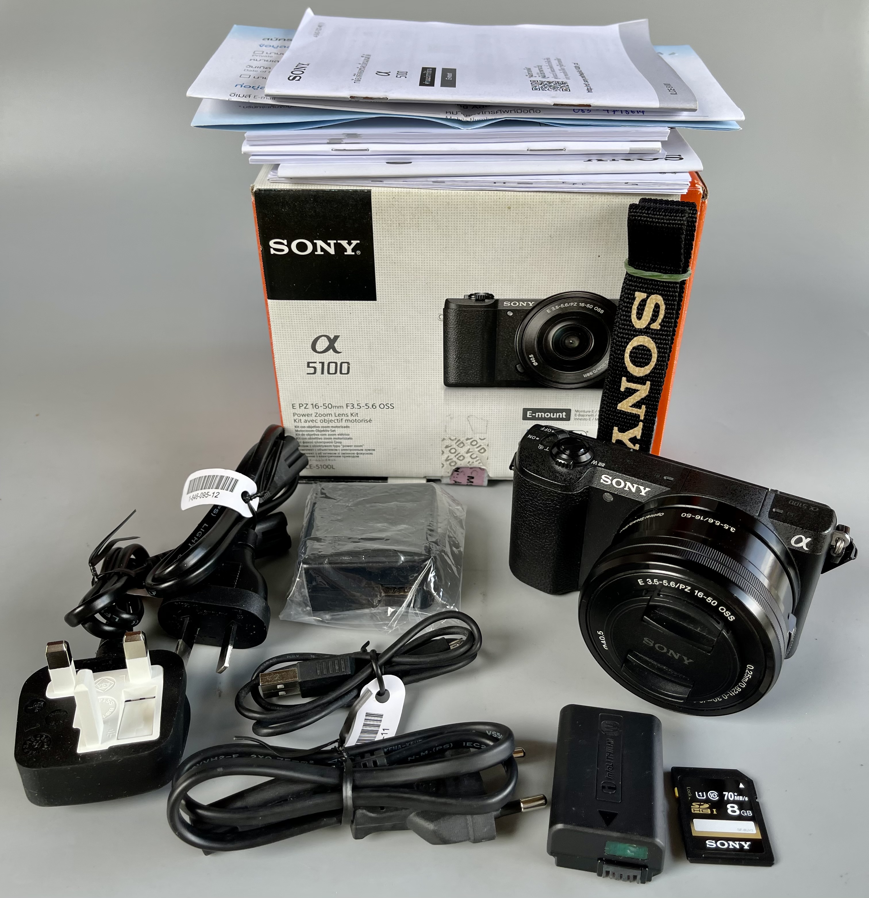 ขายกล้อง Sony A5100 เลนส์16 50mm f3.5 5.6 ISS ชัตเตอร์ 3582 อปกศ